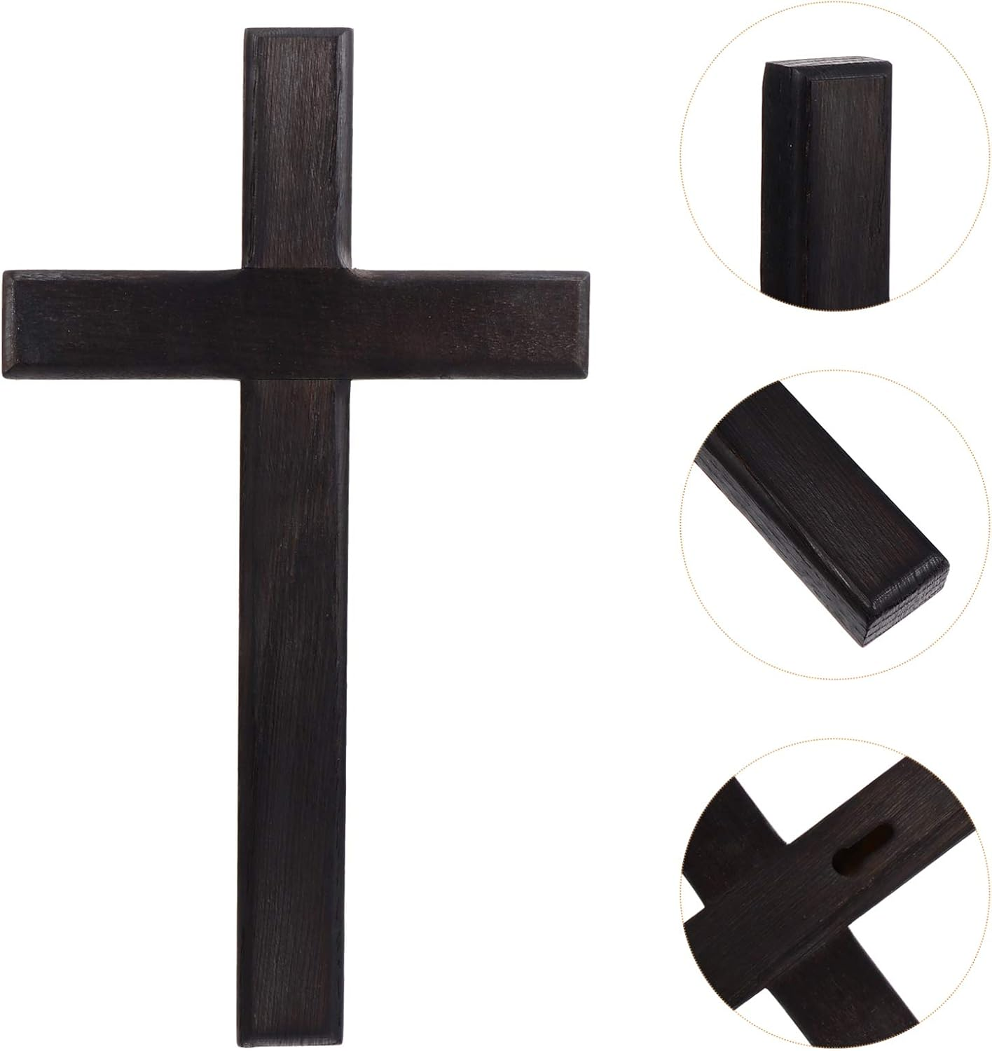 BESPORTBLE 1Pc Decore the Office Decor Decoraci&oacute;n Hogar Christian Craft Pendant Christian Pendant Necklace Decor for Table Natural Home Decor Wall Jesus Decorate Decorations Wood image number 1