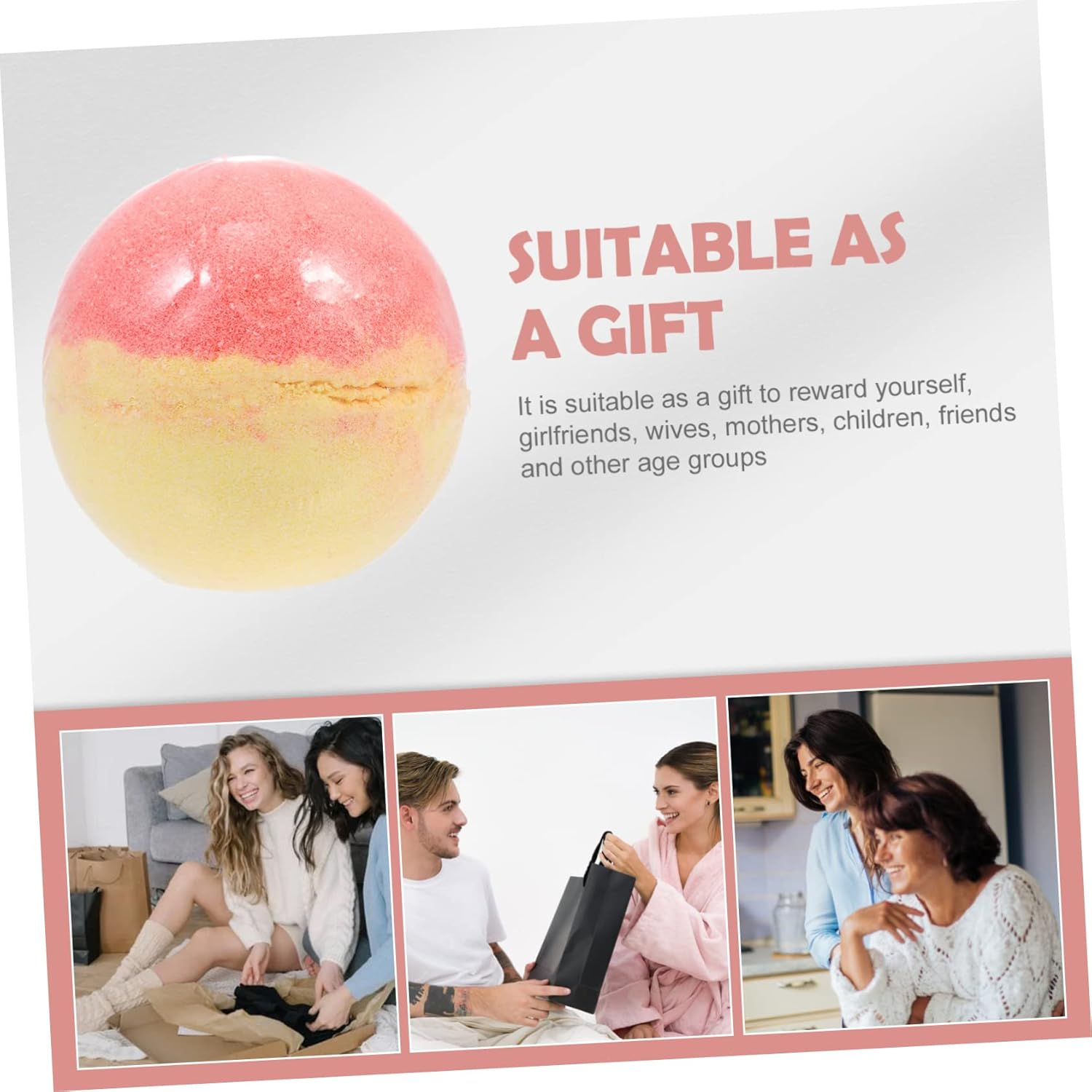 Spa Sea Salt Bath Essential Oils for Relaxing Bathing for Mother Day Baskets Skin Moisturizing Exfoliating for Boys Girls