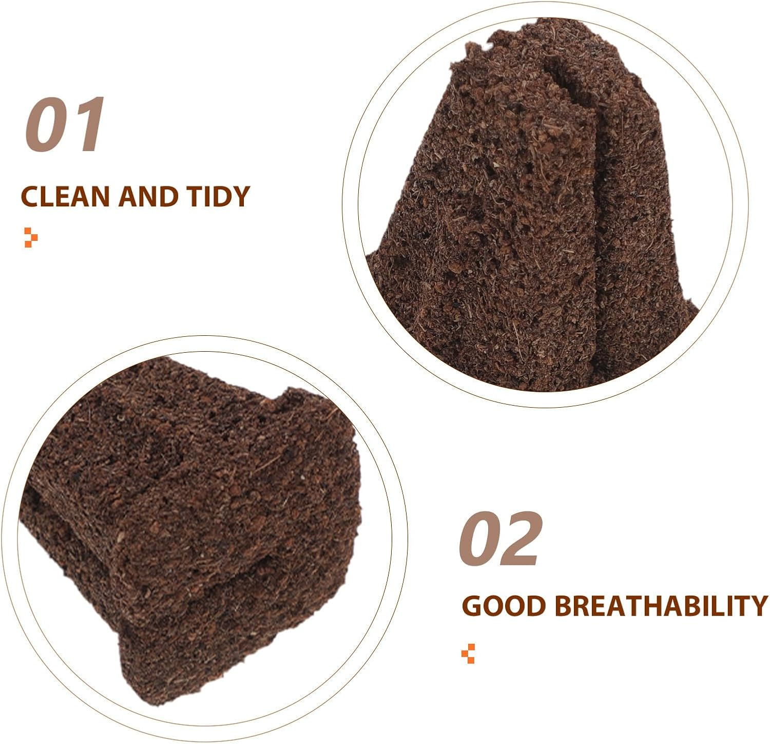 Angoily 30Pcs Hydroponic Growing Kit Seedling Cubes with Coconut Peat for Indoor Garden Plant Propagation and Water Cultivation, Soilless Hydroponic Starter Supplies for Seed Germination