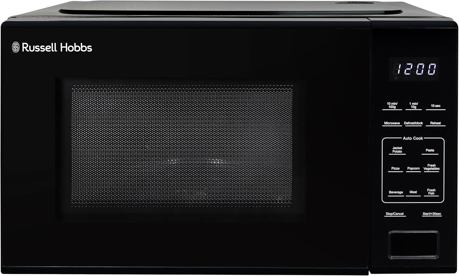Russell Hobbs Family Size 25L Digital Microwave, RHMT2516B, 8 Auto Cook Menus, Touch Control Panel, 10 Power Levels, Black image number 2