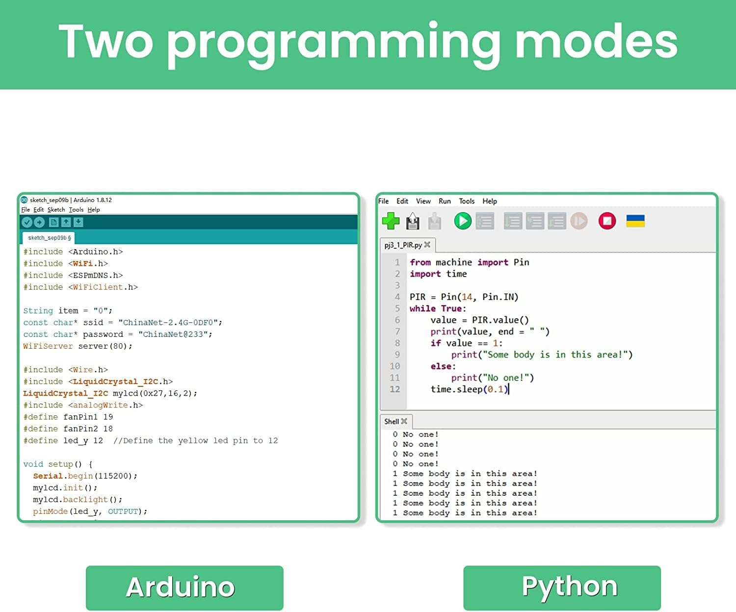 KEYESTUDIO ESP32 Smart Home Starter Kit for Arduino and Python, Electronics Home Automation Coding Kit, Wooden House DIY Sensor Kit STEM Educational Set for Adults Teens 15+ image number 2