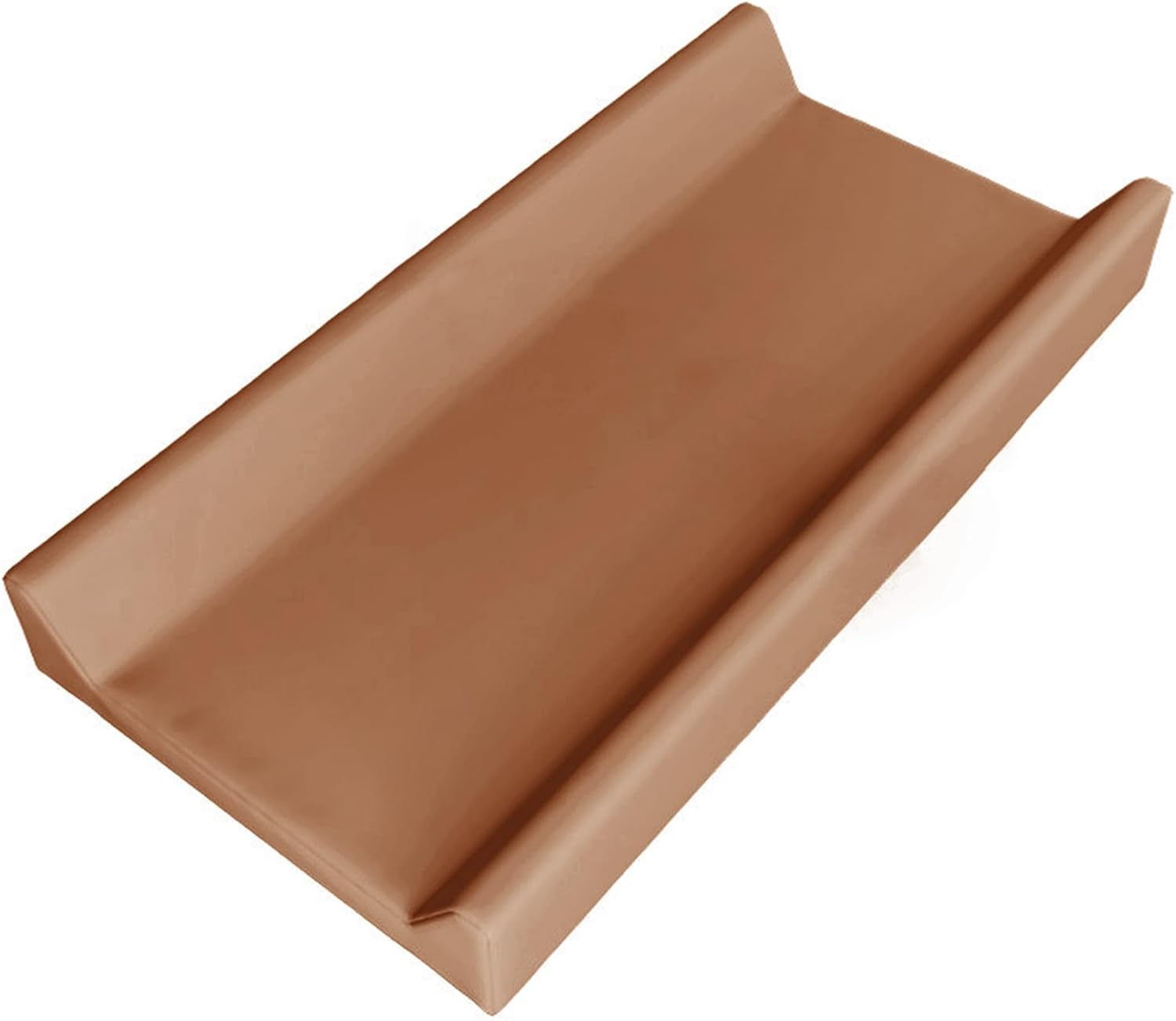 Owlowla Changing Pad Cover,Waterproof Changing Pad Covers-Soft Leather Diaper Changing Table Cover,Fits Standard Changing Pads for Baby Boy Girl（Brown） image number 3