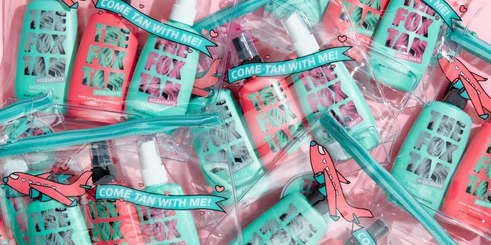 The Fox Tan Jet Setter Pack, Travel-Friendly Set for Darker, Faster, Flawless Tans, Vegan & Cruelty Free, 100Ml + 90Ml + 90Ml (3 Pieces) image number 5