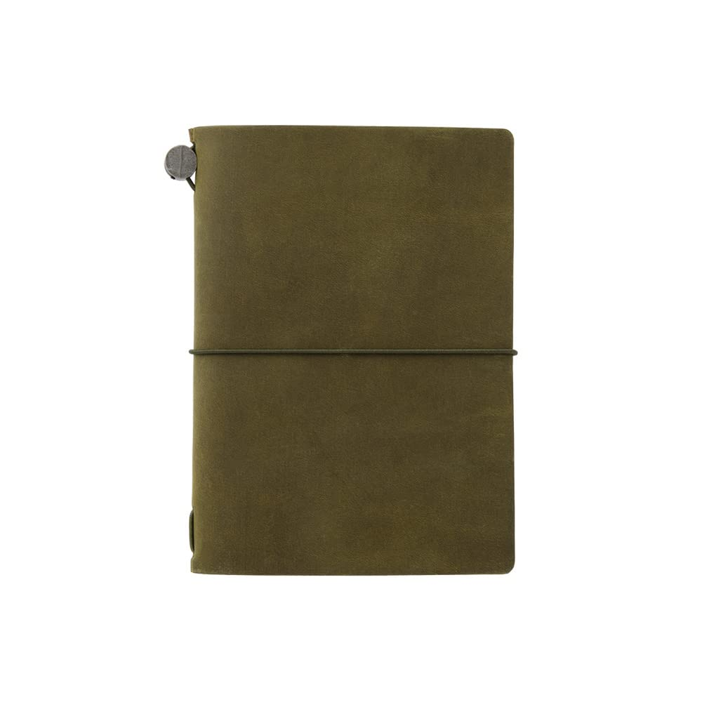 DESIGNPHIL 15343006 Traveler'S Notebook, Passport Size, Olive image number 3