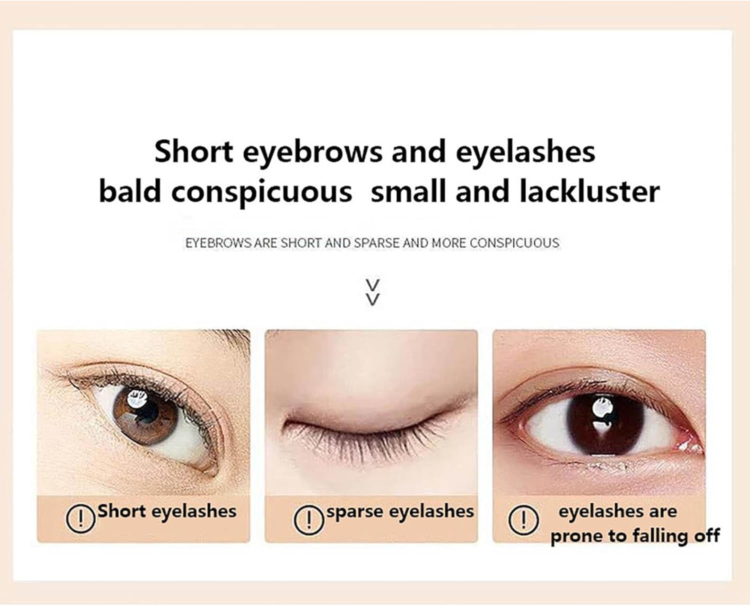 Yhong 3Ml Natural Lash Serum Nourishing Eyelash Growth Enhancer for Women Girls Daily Conditioning Care White One Size image number 1