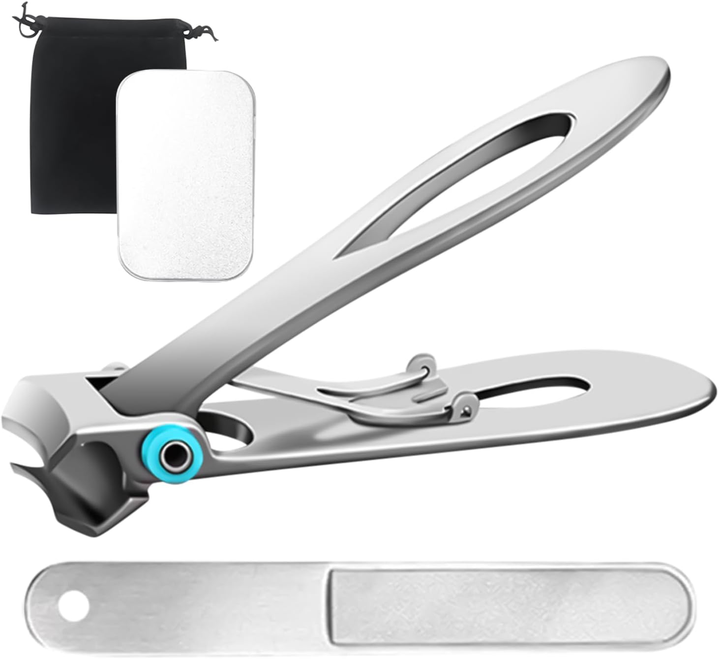 JIEBWCHA Fingernail Trimmer Set,Stainless Steel Fingernail Trimmer for Traveling - Portable Toenail Cutter Kit for Family Friends Daughter Men Wife Teens Youth Husband Women Girls