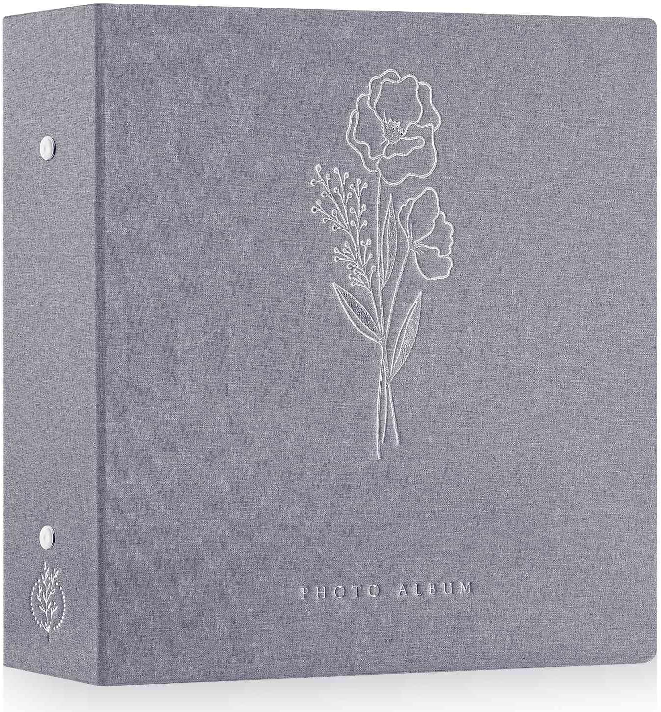 Lanpn Photo Album 6X4 Slip In, Linen 600 Pockets Photo Albums Holds Landscape and Portrait 10X15Cm Picture Grey YJBLTJ6X4-600 image number 7