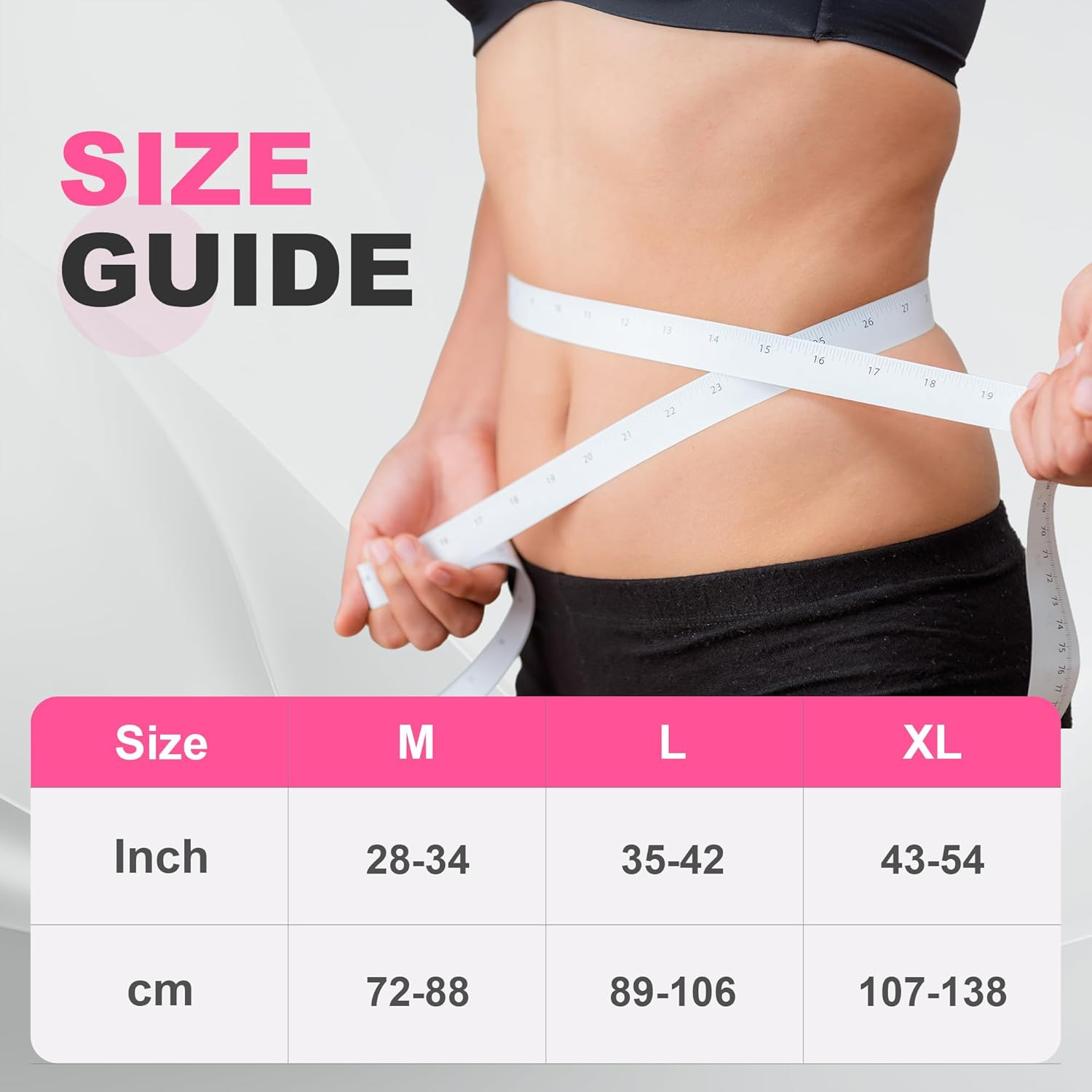Abdominal Binder Post Surgery - Postpartum Belly Band Wrap | Post C Section Belly Binder Recovery Belt | Stomach Compression Hernia Belt for Men or Women after Pregnancy image number 2