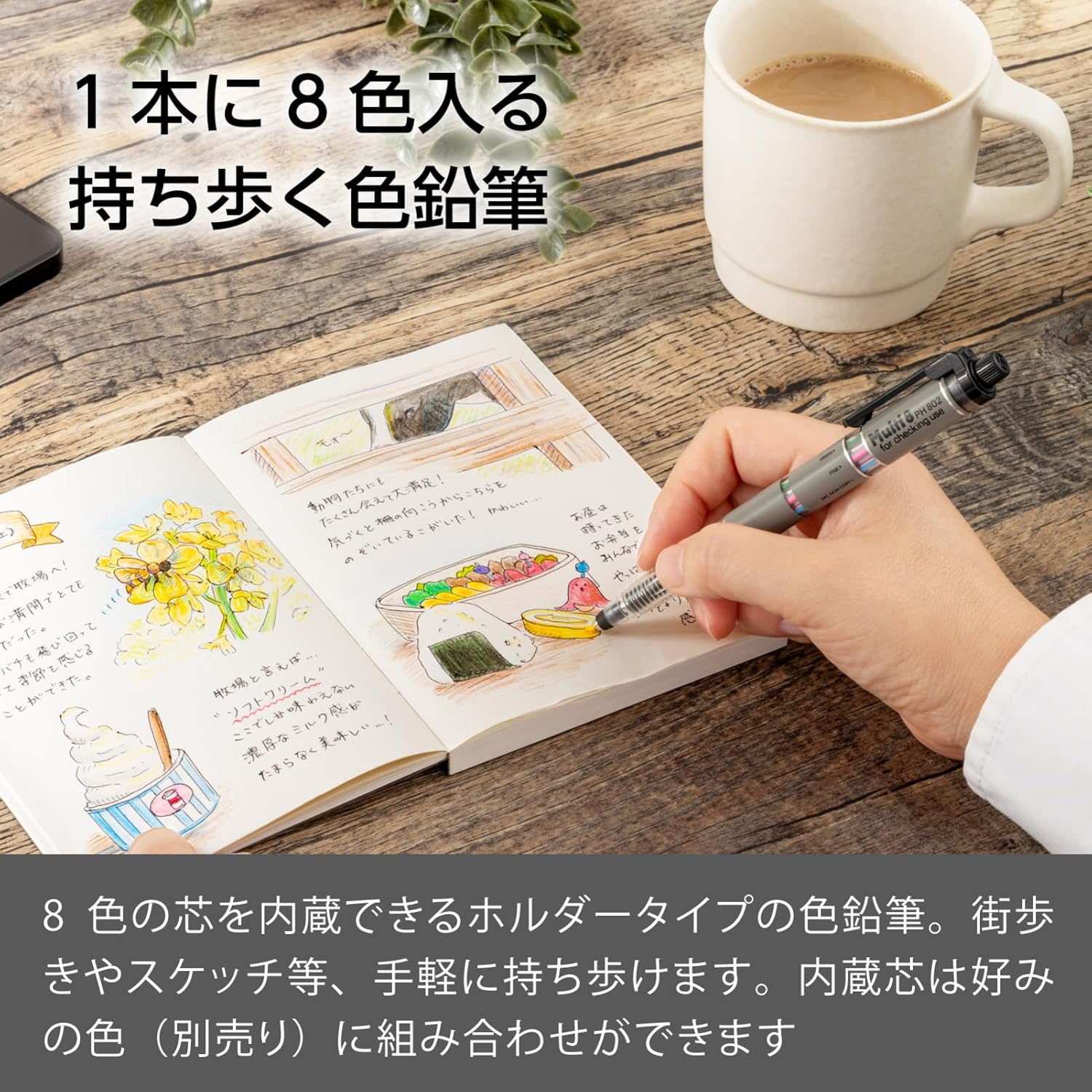 Pentel Multi 8 Lead Holder - 2 Mm image number 2