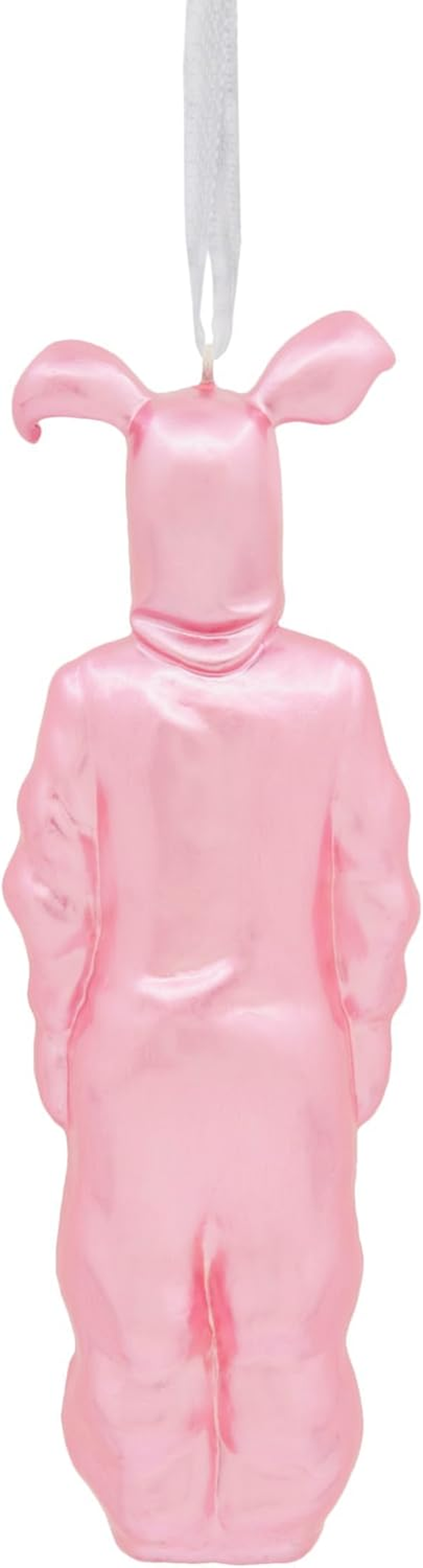 Hallmark a Christmas Story Ralphie in Bunny Suit Blown Glass Christmas Ornament