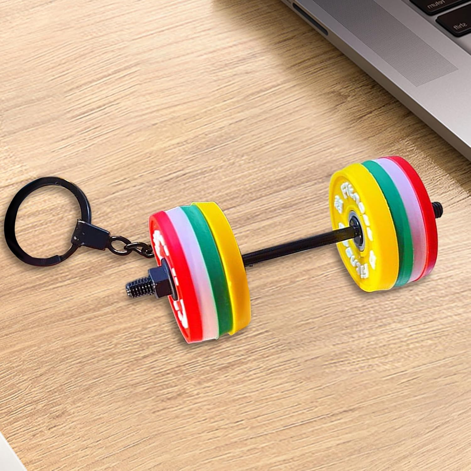 Fitness Keychain - Detachable Dumbbell Charm | Decorative Purse Charm - for Fitness Enthusias Men Bag Backpack Purse Wallet image number 4