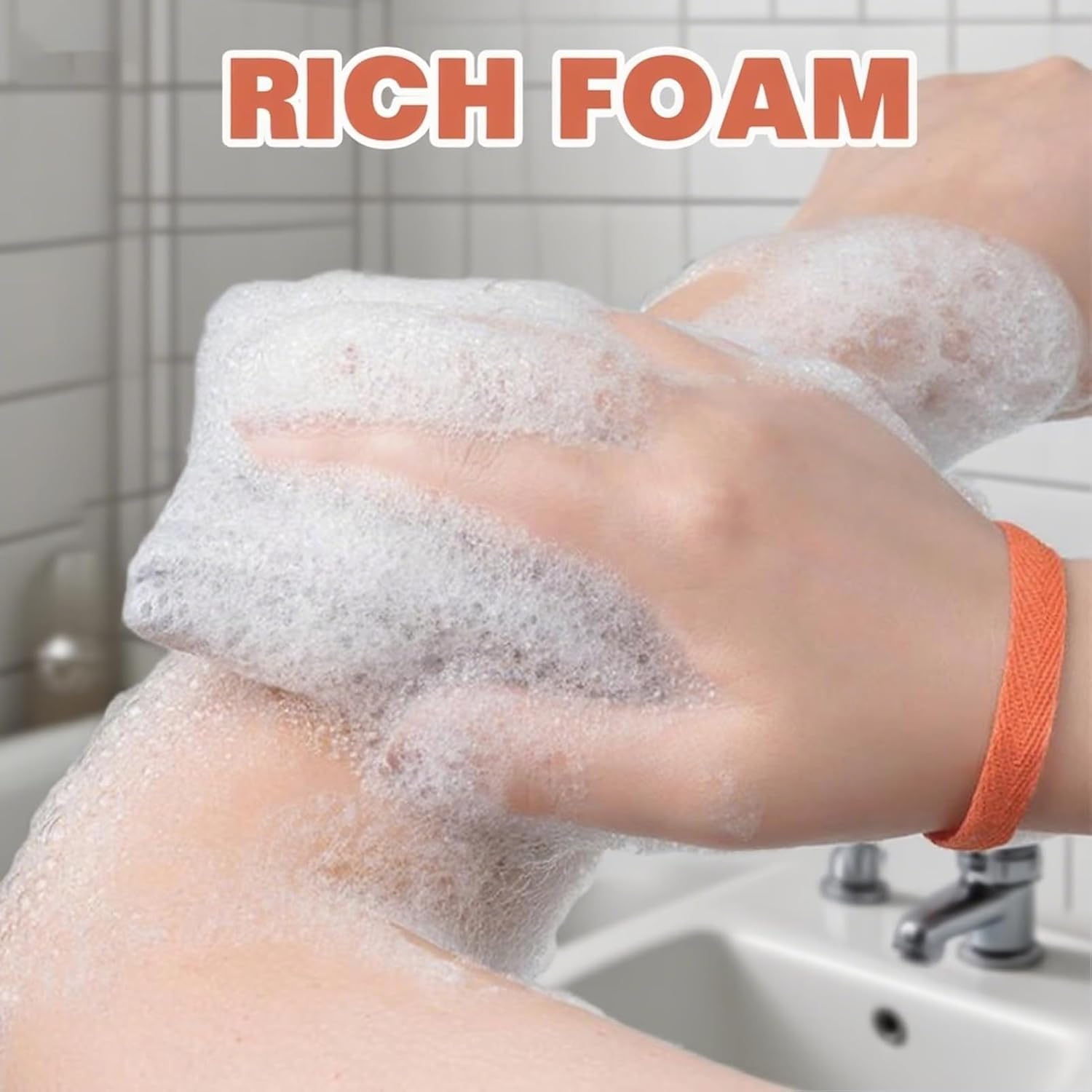 Soap Mesh Bag Foam - Bar Saw Plaser Pouch for Body Wash, Reusable Bags | Lightweight Scrubber Shower Bath Travel Gym Backpacking Hiking Outdoor Skin Cleansing Kit for Women image number 6