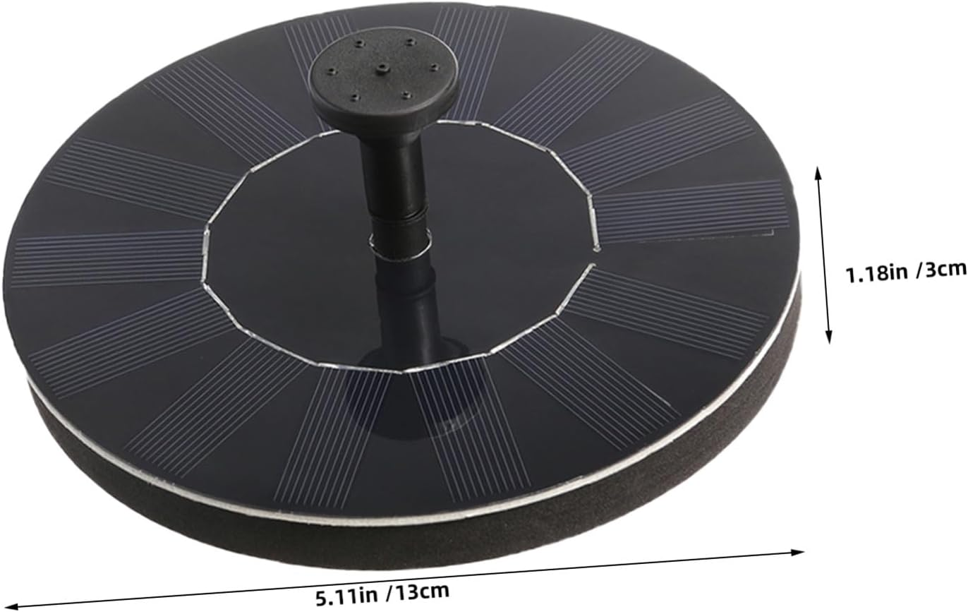 COHEALI Solar Powered Floating Water Fountain Pump for Small Ponds and Bird Baths Automatic Daytime Activation Energy Efficient Outdoor Garden Decor Versatile Floating Solar Fountain image number 4