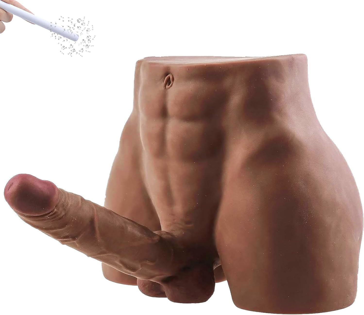 2In1 Female Sex Toys with Stretch Dildo Realistic Penis,Yukaione 16Cm Penis Female Masturbation Tight Anal Female Gay Sex Toys Male Couples Toys Adult Toys (Pink, Big)