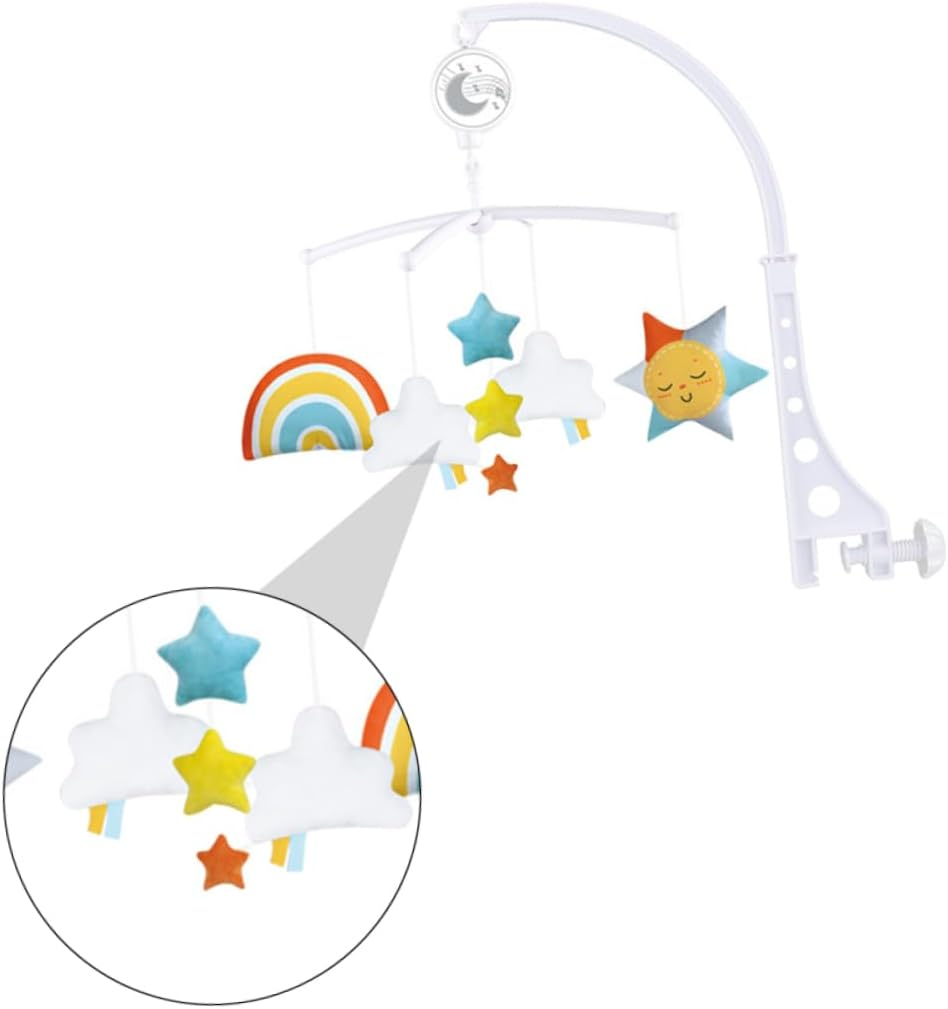 1 PC Bed Bell Decorative Plaything Cartoon Design for Newborns Durable Crib Accessory for Parent Communication No Batteries Required image number 5