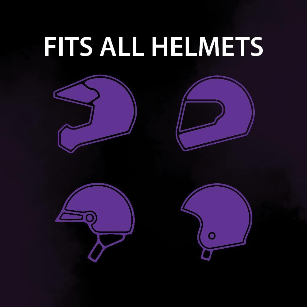 Cardo Packtalk Neo Motorcycle Helmet Communication Intercom System, Waterproof, 2Nd Generation Mesh - Connect up to 15 Riders, Natural Voice Operation, 40Mm High Definition Speakers - Dual Pack