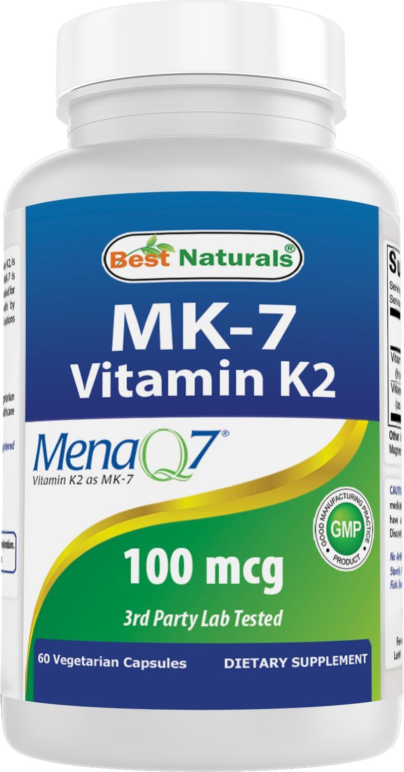 Best Naturals MK-7 100 Mcg 60 Vcaps