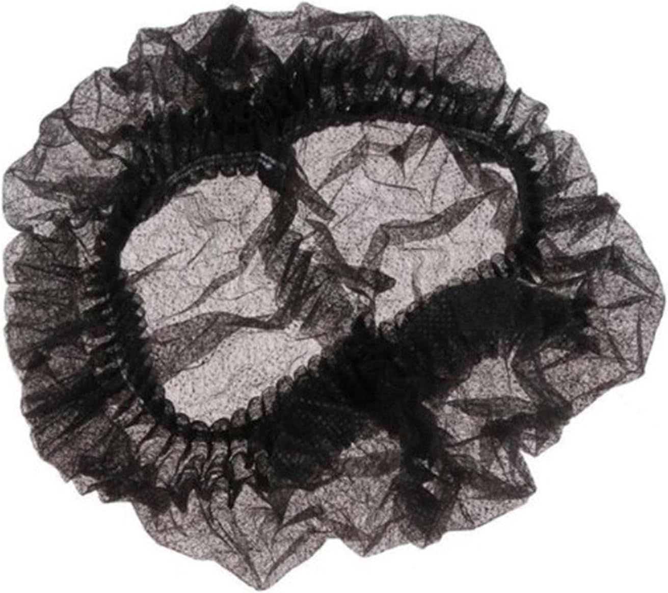 NC Hair - 100 Pieces Disposable Shower S Hair Bonnet, Made of Quality Material, No Peculiar Smell, Healthy and Soft, Safe to Use - Black, 21Inch image number 1