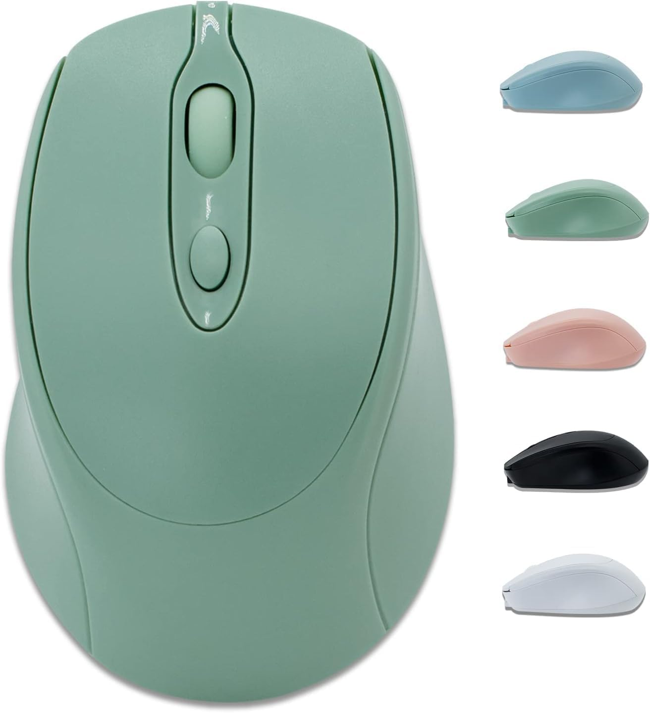 Bluetooth Mouse,Rechargeable Wireless Mouse for Laptop/Ipad/Macbook Pro/Air, Silent Mouse Portable Slim for Surface Pro/Pc/Lenovo/Samsung Tablet