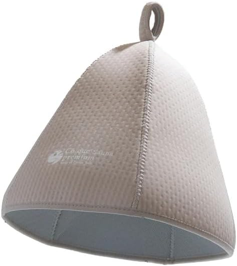 Co-Que] Breathing Sauna Hat, Sauna Goods, Men'S, Sauna, Heat-Resistant, Breathable, Comfortable, Sweat Wicking, Quick Drying, Super Water Repellent, Unisex, Deep, Ear Guard, Keeps Your Hair, Black