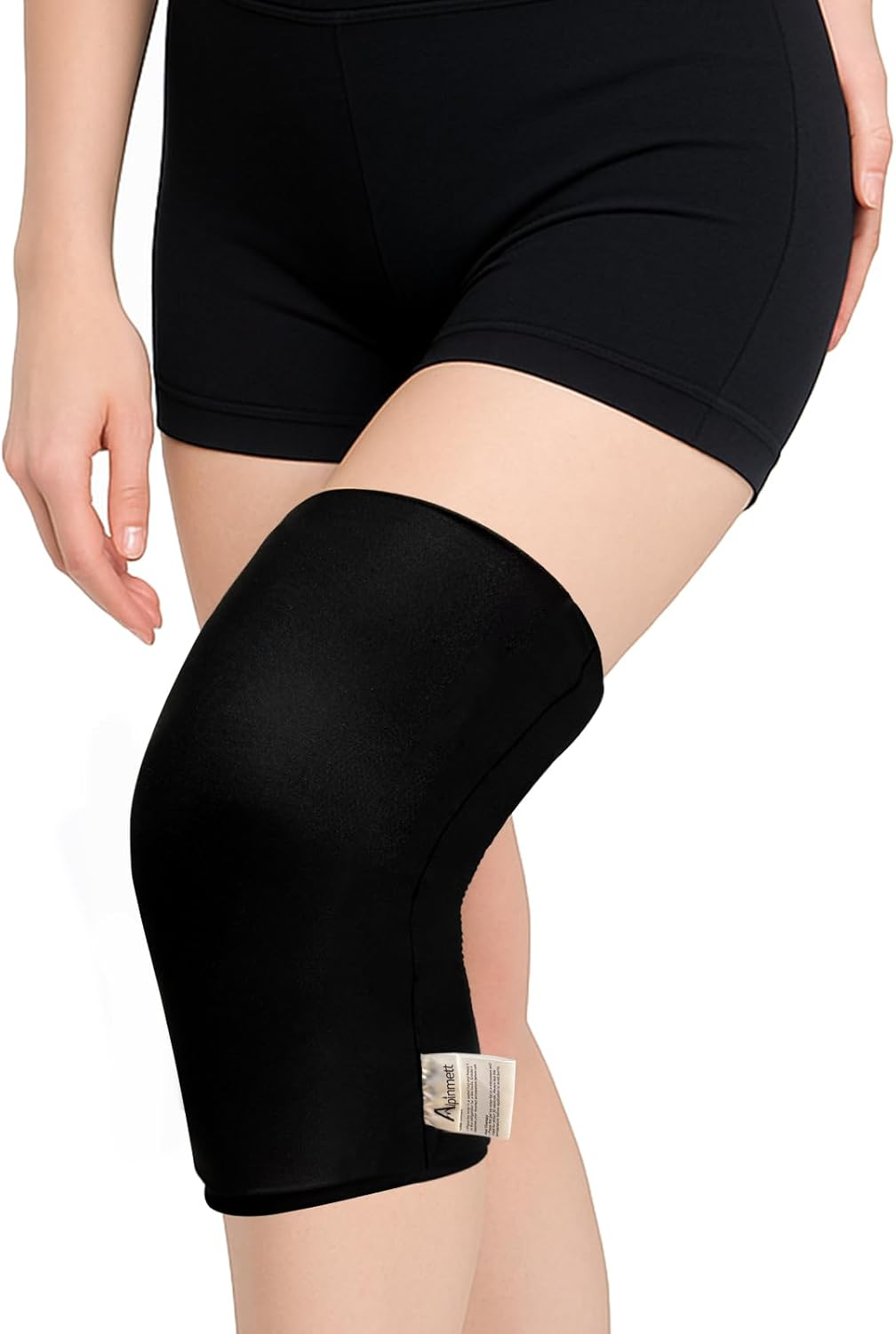 Knee Ice Pack Wrap for Pain Relief, Reusable Gel Compression Sleeve for Arthritis, ACL & Meniscus Tear, Easy-On Ice Pack for Knee, Leg, Elbow & Calf, Hot Cold Therapy for Injury Recovery M/L image number 1