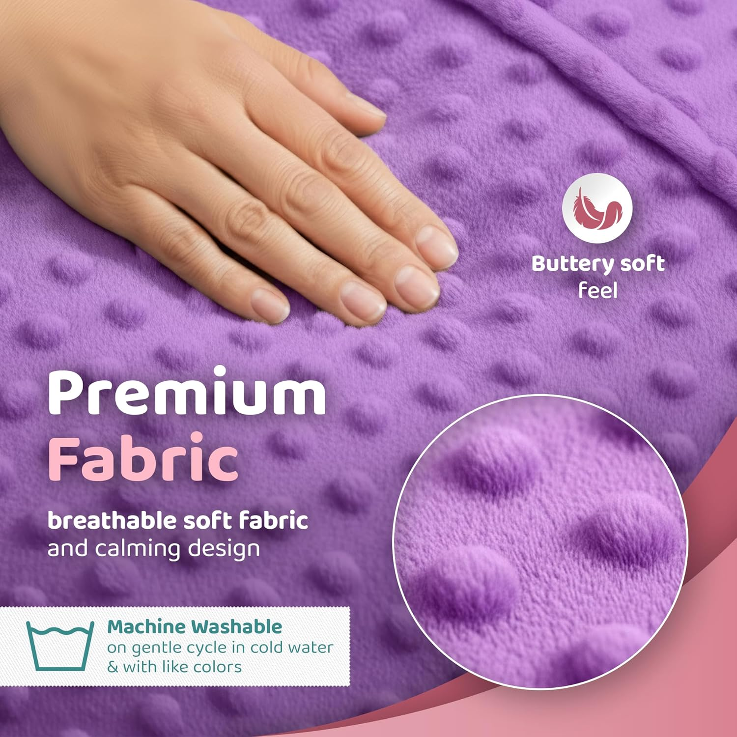 Zomaple Post Mastectomy Pillow, Lavender &ndash; Gentle Chest Protection for Sleep & Car Rides &ndash; Reduces Underarm Pressure, Cushions Everyday Bumps & Helps You Relax &ndash; Pillow for Mastectomy Recovery Support