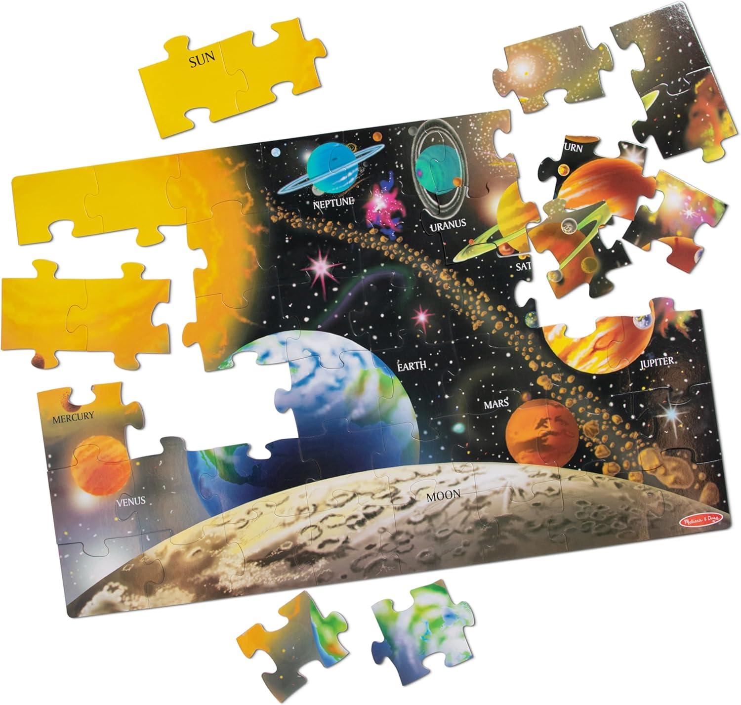 Melissa and Doug - Solar System Floor Puzzle - 48 Pieces image number 1
