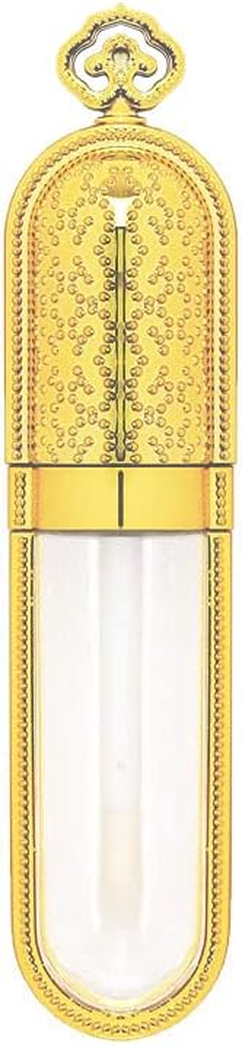 COSIDEA 24 PCS Refillable Empty 5Ml GOLD Crown Lip Gloss Tubes with Wand，Cute Lipgloss Containers， DIY Lip Gloss Making Kit Container Bulk Wholesale image number 2