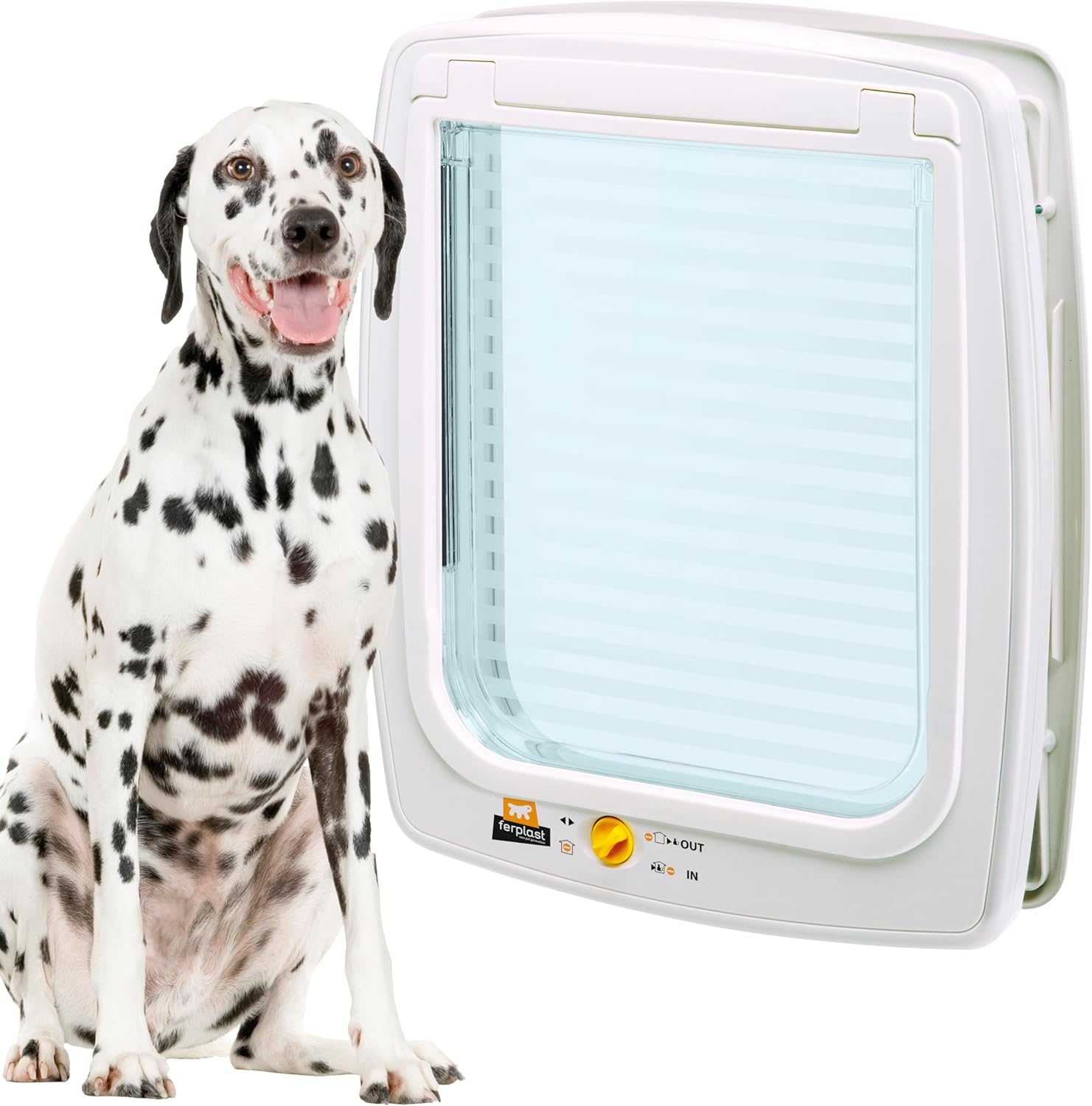 Swing 3 Cat/Small Dog Doors 4 Way Control, Brown