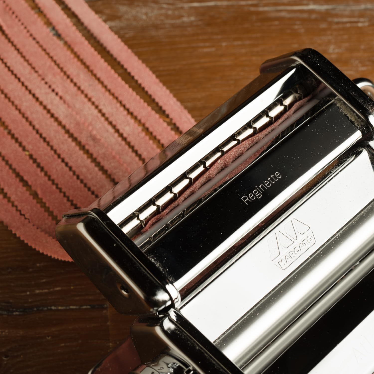 Marcato Accessories for Atlas Pasta Maker Machine &ndash; Reginette, 12Mm, Silver