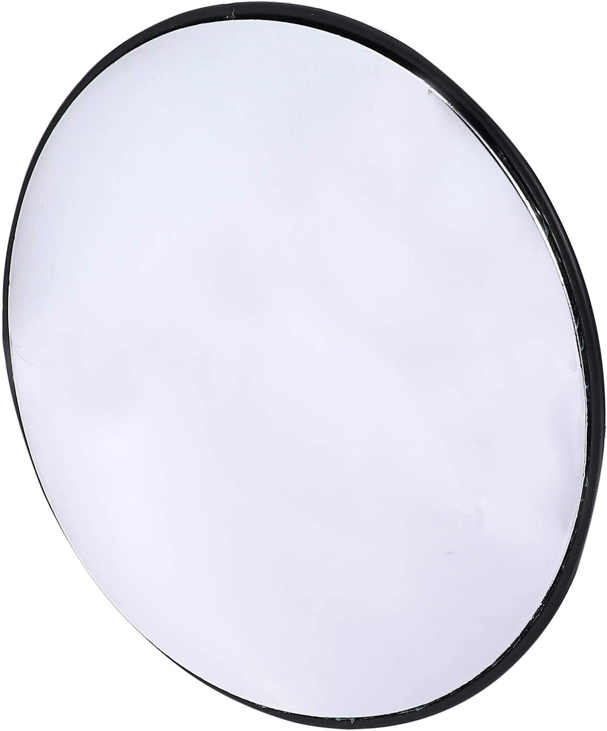 Dovhmoh 30Cm Wide Angle Security Road Mirror Curved for Indoor Burglar Outdoor Safurance Roadway Signal Convex Mirror(Black) image number 3