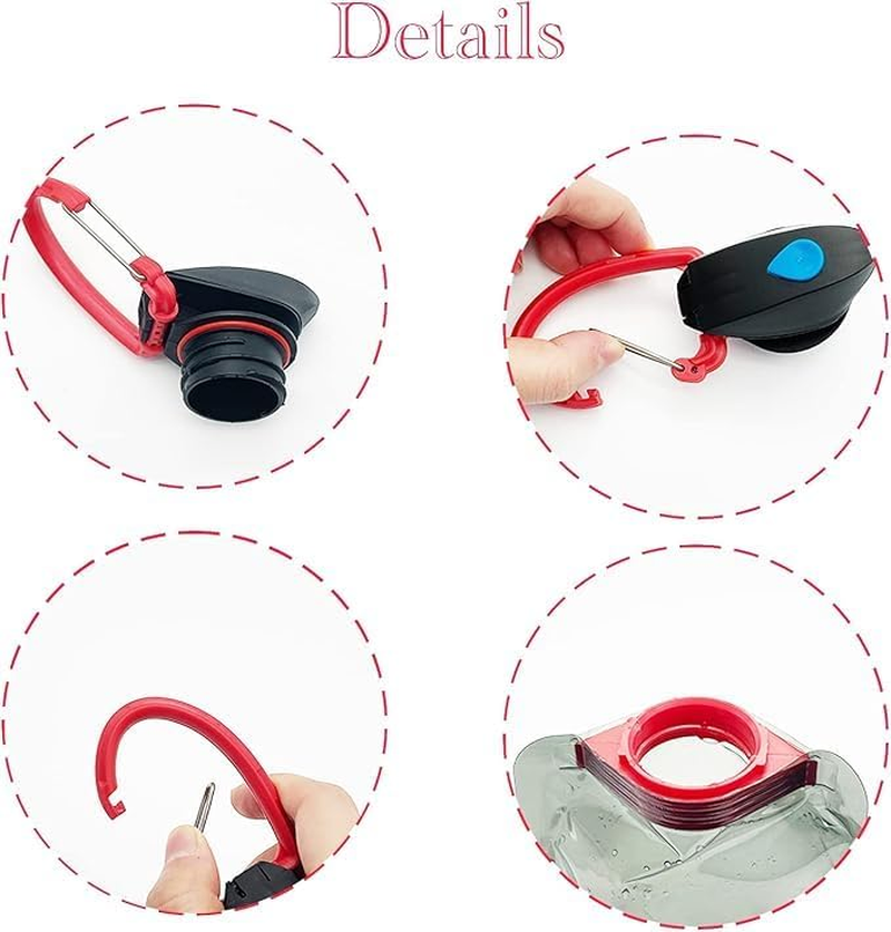 2 Pack 25Oz Collapsible Water Bottles, 2 Colors Reusable Leakproof Water Bags for Drinking, Foldable Flat Water Bottles with Clasp for Outdoor Sports Camping Traveling Biking