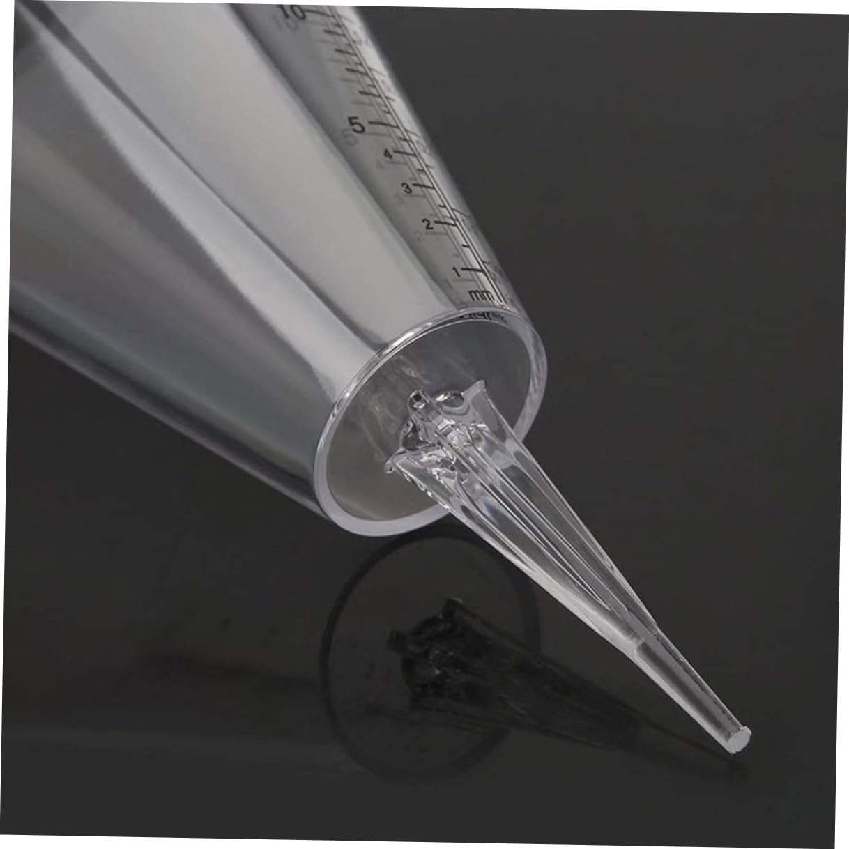 Bestonzon 3Pcs Clear Conical Rain Measuring Cups with Ground Stake Design Transparent Graduated Rain Gauge for Garden Agriculture and Meteorological Use Accurate Outdoor Water Measurement image number 2