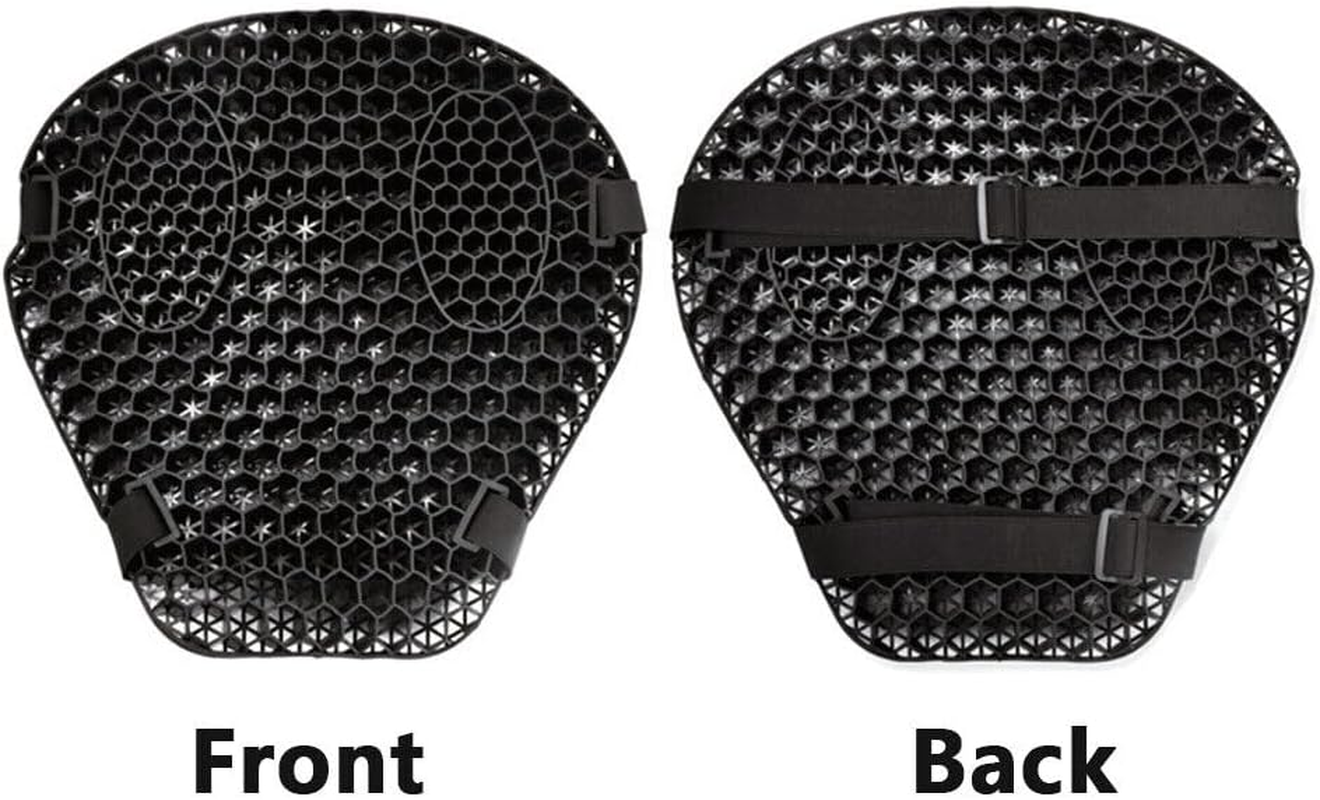 Motorcycle Seat Cover Comfort Gel Seat Cushion Universal Pressure Relief Pad image number 6