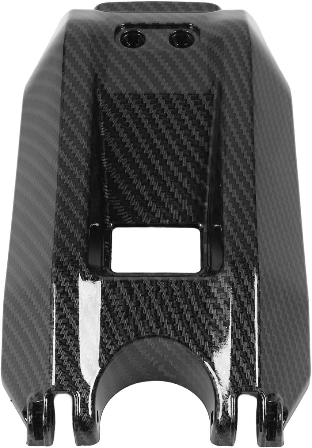 Electric Dirt Bike Battery Cover, Carbon Fiber Pattern Battery Compartment Protector Replacement for SUR‑RON Light Bee X S, Strong Protective Function, Rugged ABS, Stylish Look image number 2