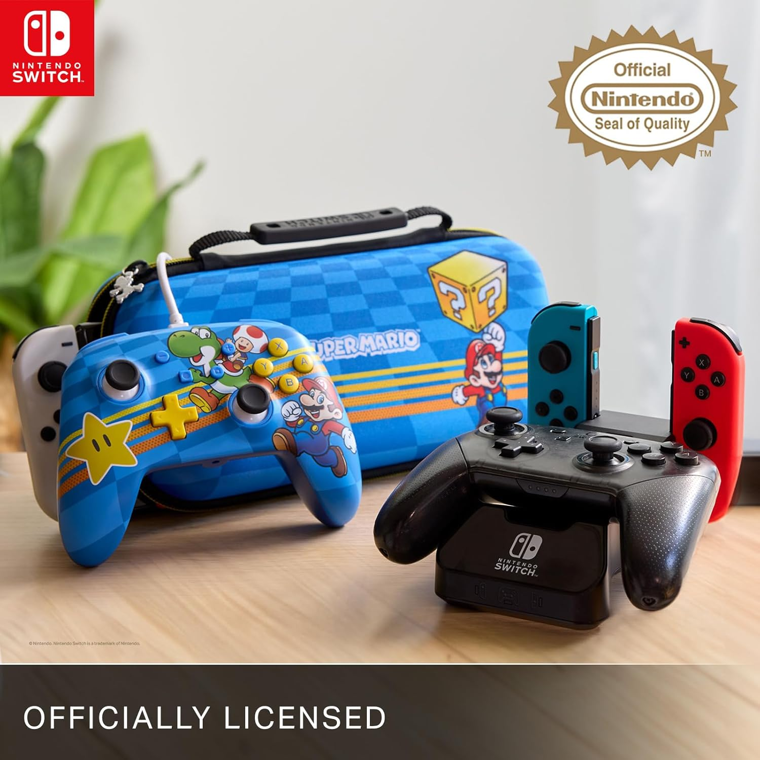 Powera Enhanced Wired Controller for Nintendo Switch, Mario Hero Reel image number 5