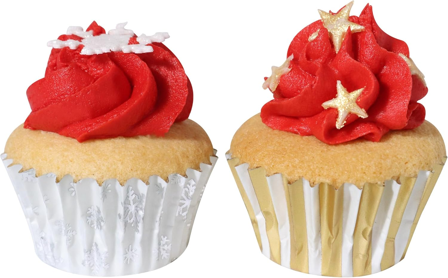 PME Christmas Mini Foil Coated Cupcake Cases - Sparkle (Pack of 60) image number 6