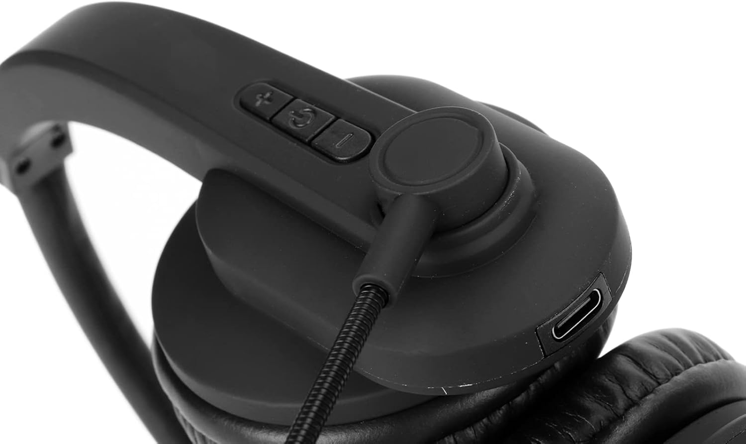 Wireless Headset, BT 5.0 Noise Cancelling over Ear Business Phone Headphones with Rotating Microphone for Call Center Office Telephone Consulting Services image number 1