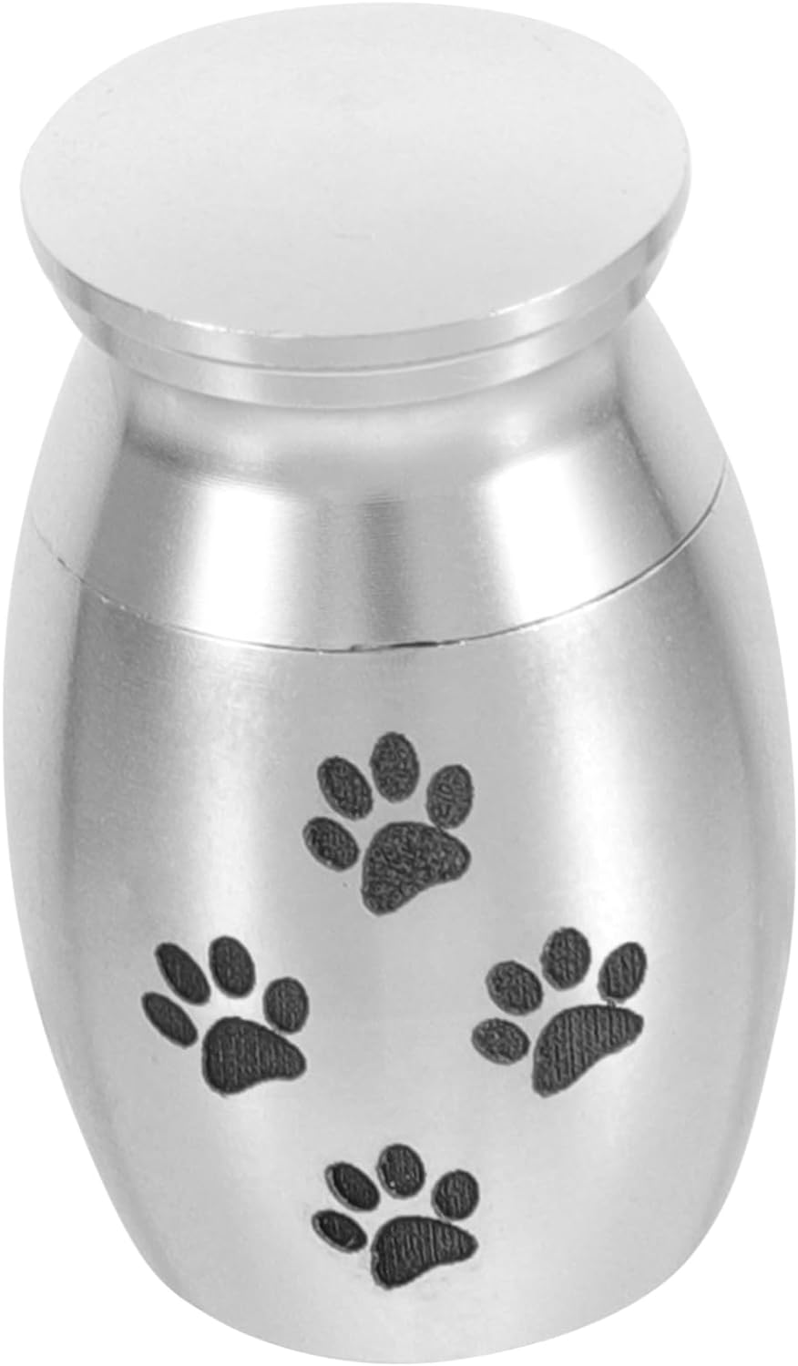 WOONEKY Alloy Pet Cremation Urn for Dogs and Cats Keepsake Urn with Memorial Ashes Jar for Pet Ashes to Pet Urns for Ashes