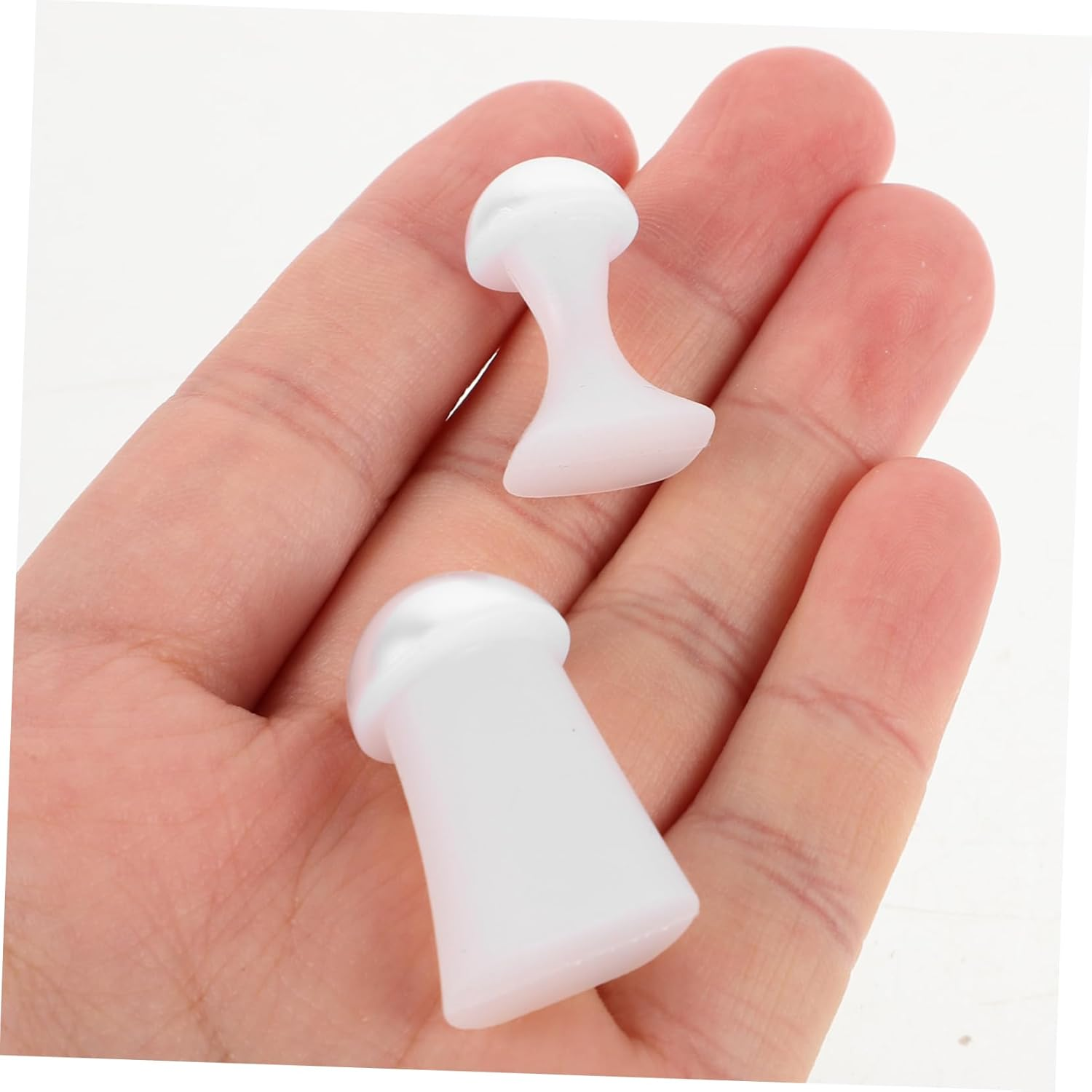 HAPINARY 24Pcs Nail Toe Separator Nail Tools Toe Separators Finger Divider Silica Gel White image number 4