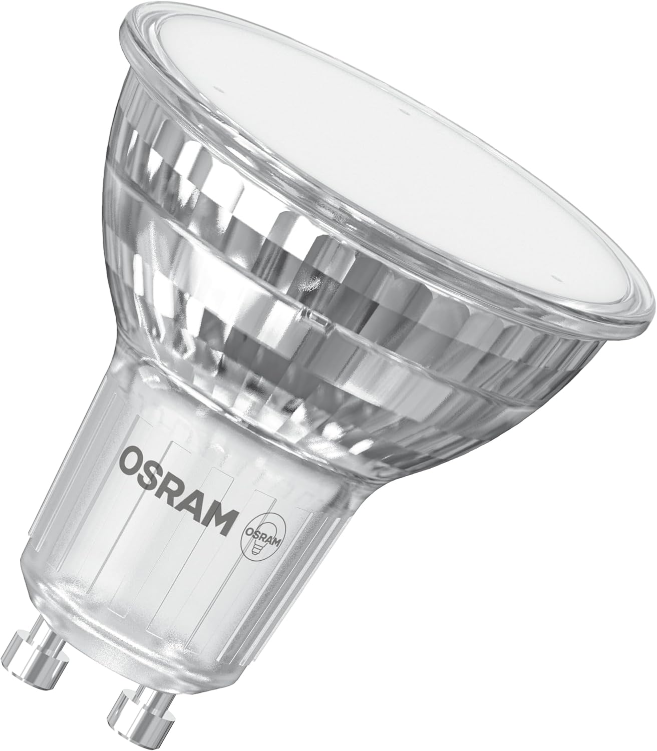 OSRAM LED Star Reflector Lamp PAR16 for Spotlights and Spotlights in Daylight White (6500K), Clear, 50Mm Diameter, 5.6W for 620Lm, GU10 Retrofit Pin Base, Lead-Free Glass, IP20, EEK F image number 1