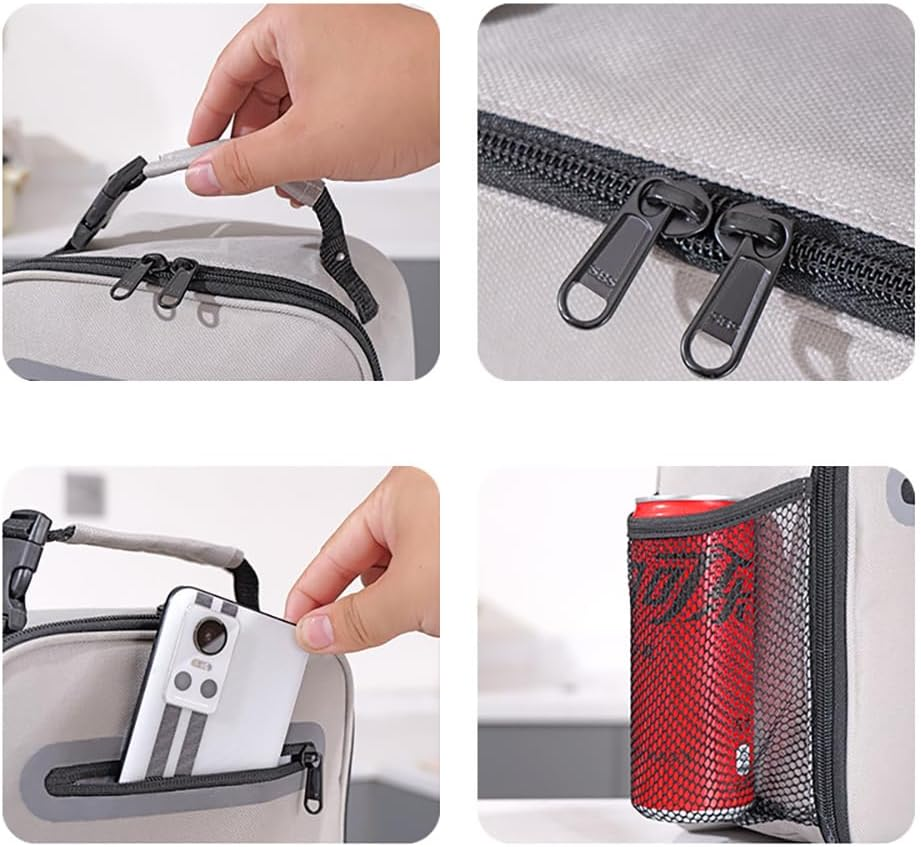 Tongke Reusable Lunch Bag, Insulated Lunch Box,Tough & Spacious Adults Cooler Bento Box (Gary) image number 4