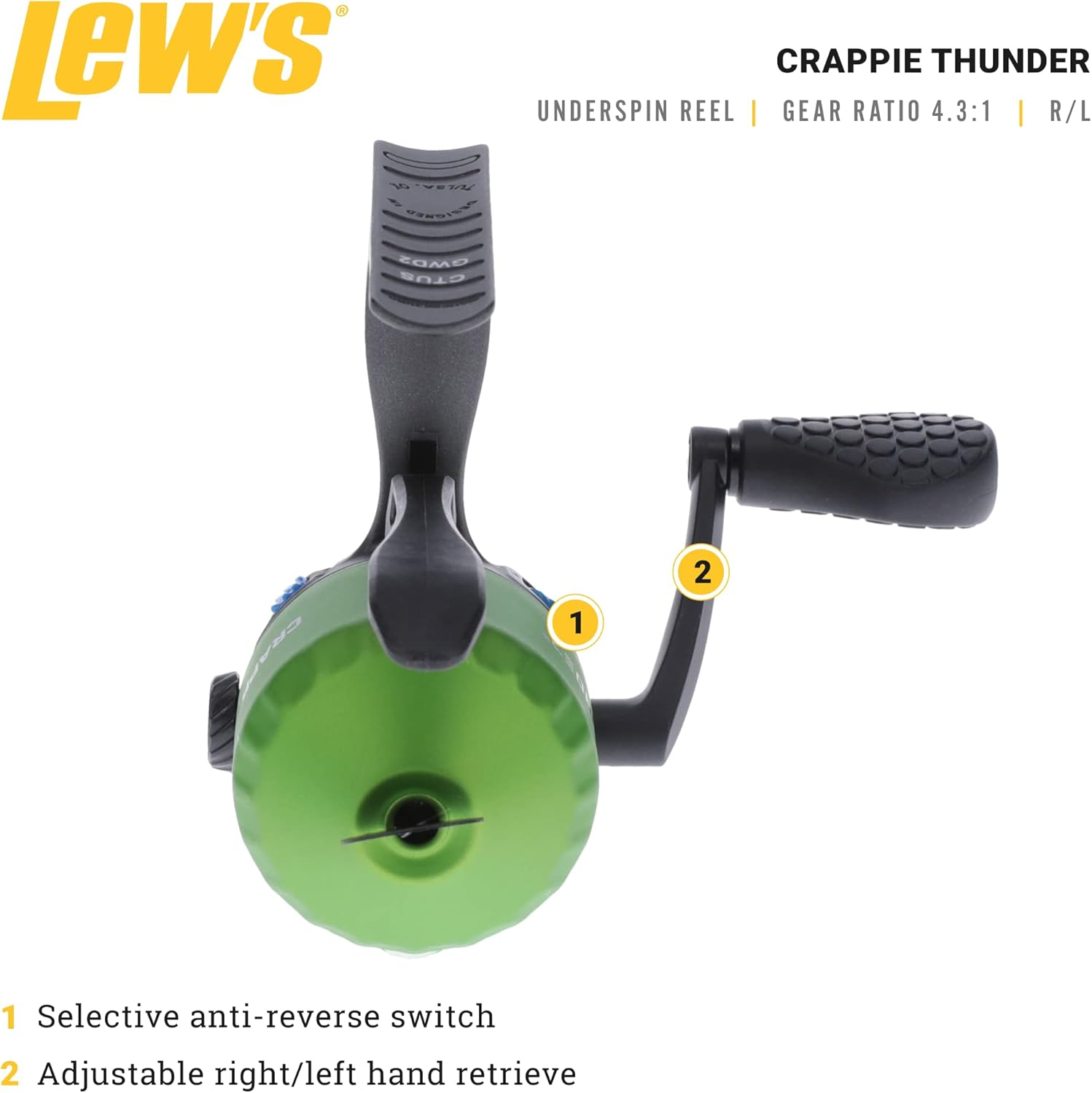 Lew'S Crappie Thunder Underspin image number 5