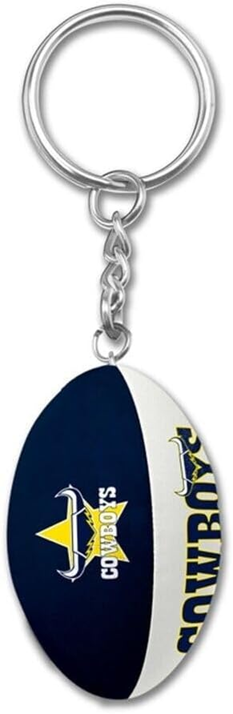 NRL Ball Keyring - North Queensland Cowboys - Key Ring - Rugby League