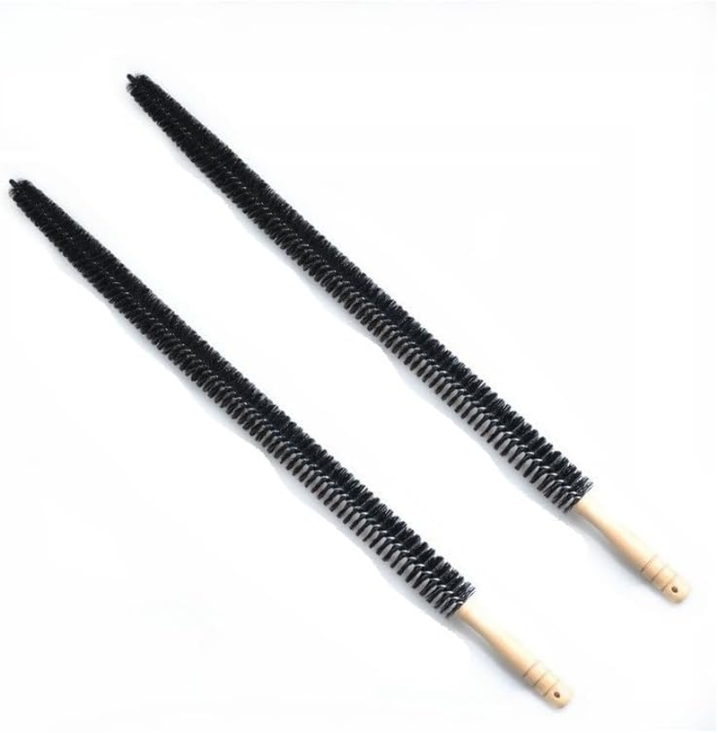 2 Pack Dryer Vent Cleaner Kit Dryer Lint Brush Vent Trap Cleaner Long Flexible Refrigerator Coil Brush image number 2