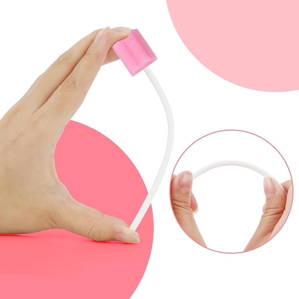 Disposable Mouth Swabs Sponge,Mouth Care Sponge Tooth Cleaning Sponge,Mouth Swabs Sponge,Sponge Swabs Mouth Cleaning Sponge Mouth Care Sponge (Blue) - Blue image number 2