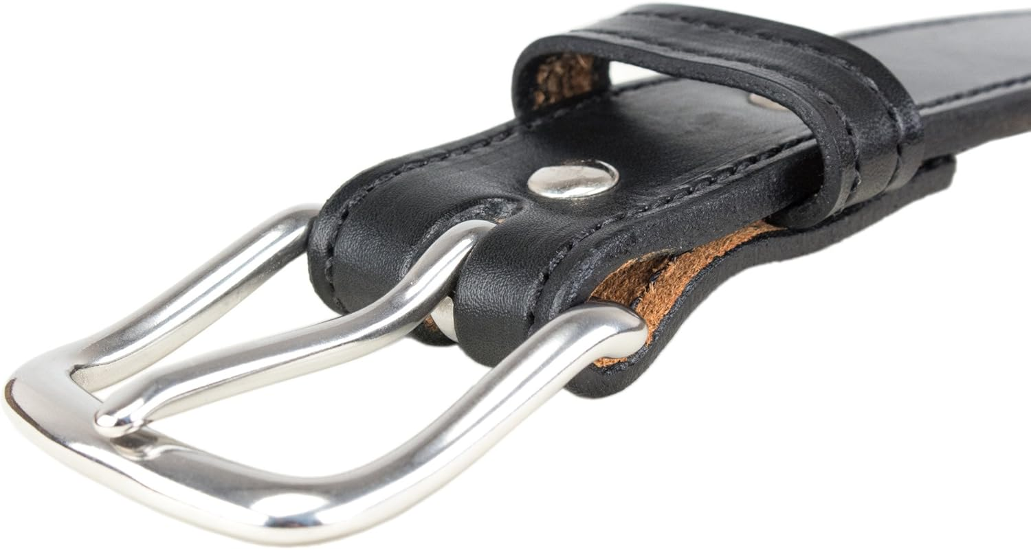 Hidden Money Pocket Travel Leather Belt image number 3