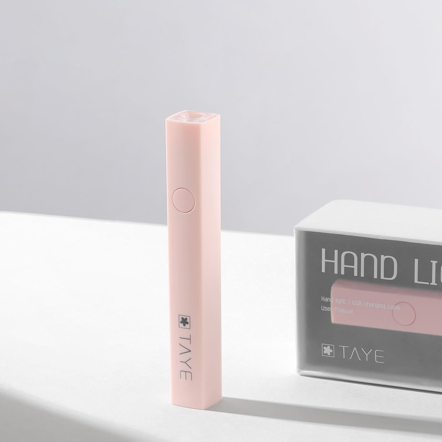 TAYE Mini Gel Nail UV Light - Portable 3W Purple Led Nail Lamp & Curing Gel Polish Dryer with USB Type C for DIY Home Salon