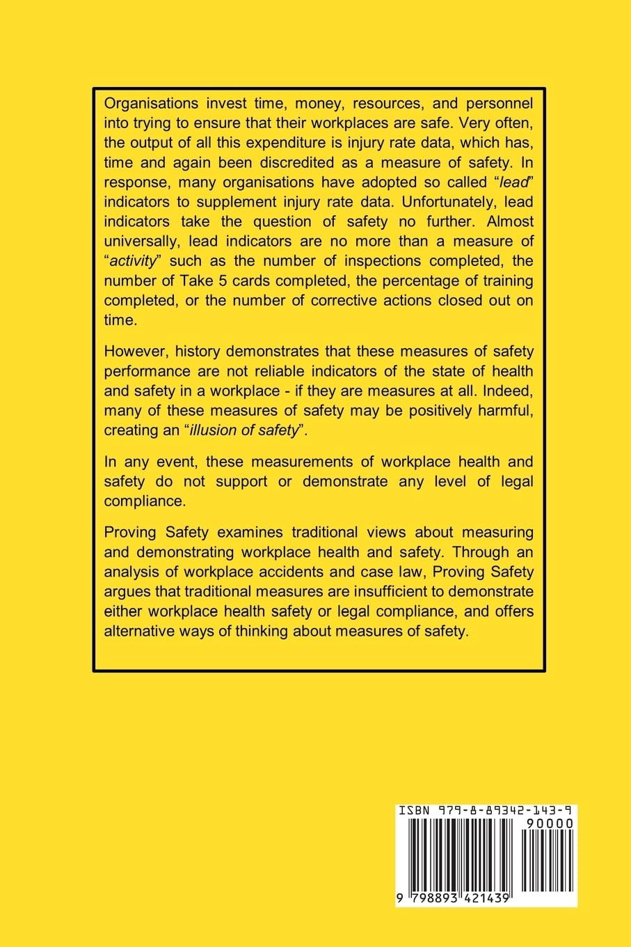 Proving Safety: Wicked Problems, Legal Risk Management and the Tyranny of Metrics