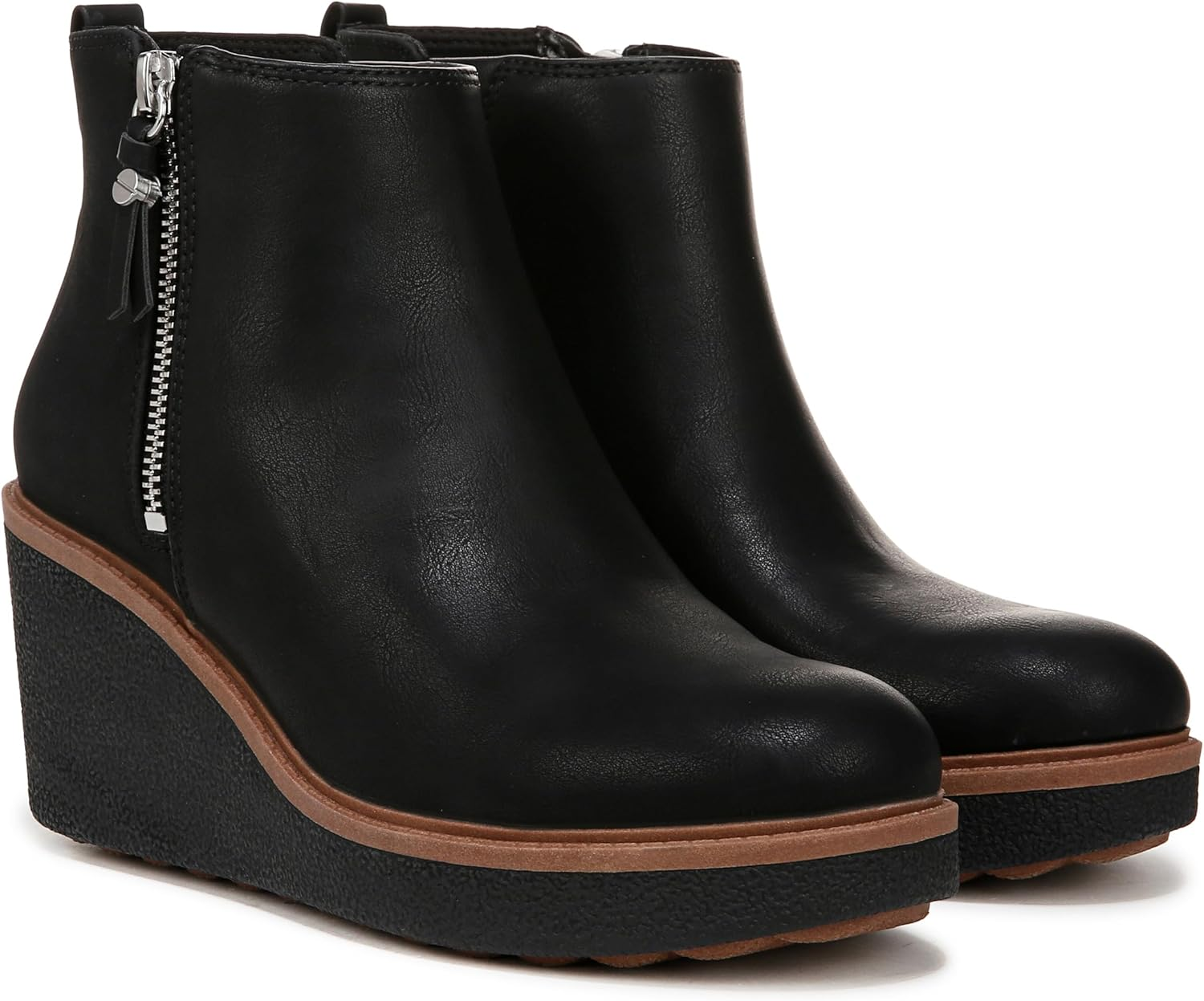 Dr. Scholl'S Women'S Amber Ankle Boot, Black Smooth, 11 image number 3